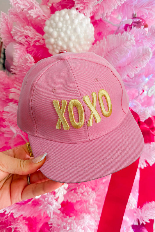 Bonbon XOXO Letter Embroidered Baseball Cap