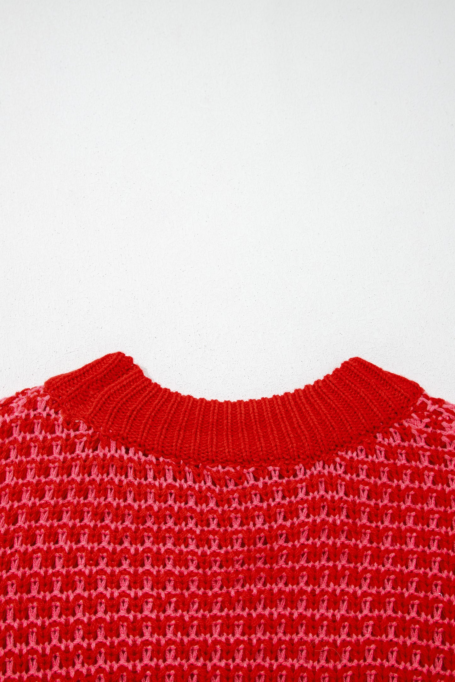 Striped 3/4 Draped Sleeve Slouchy Knitted Top