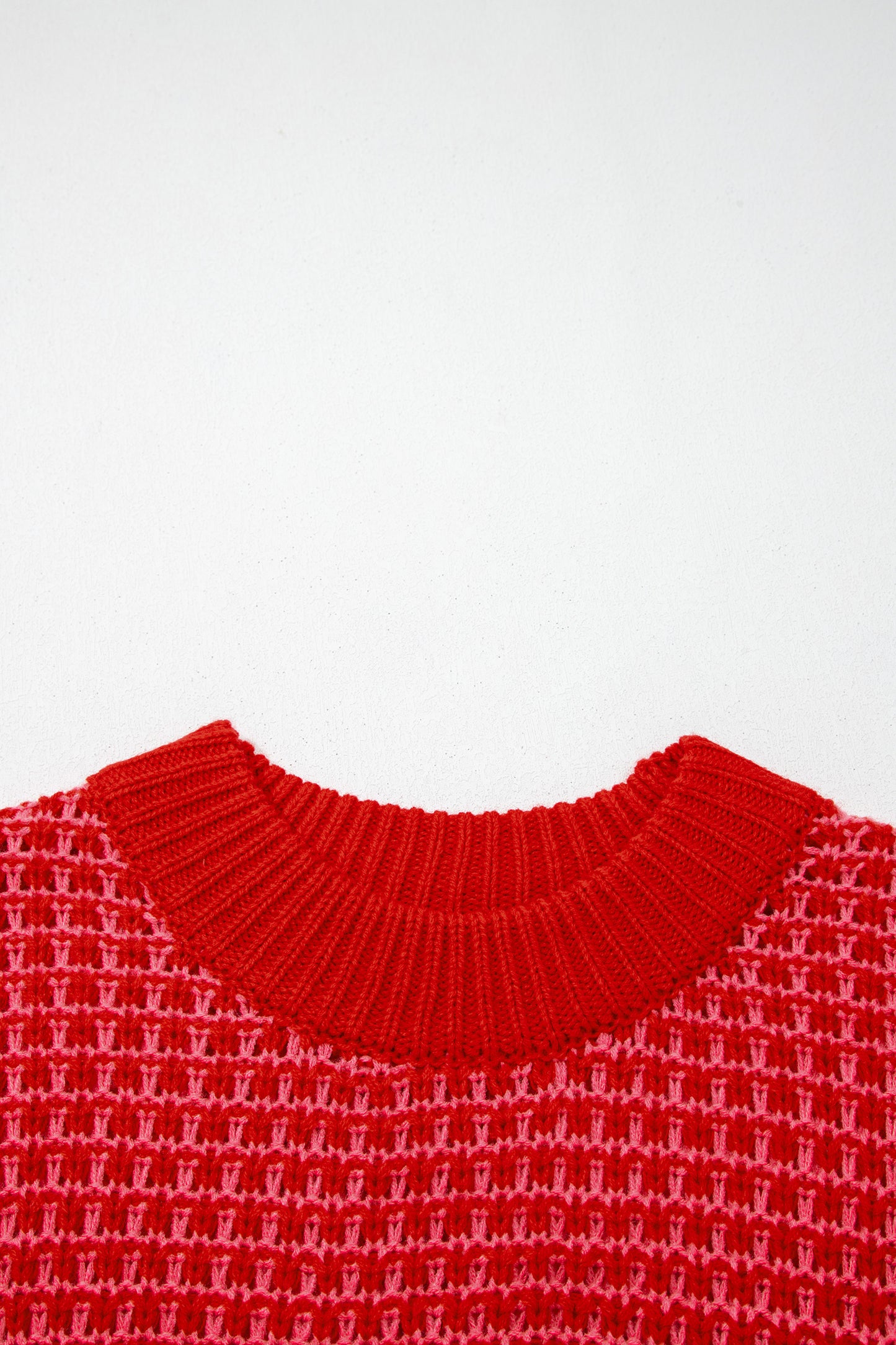 Striped 3/4 Draped Sleeve Slouchy Knitted Top