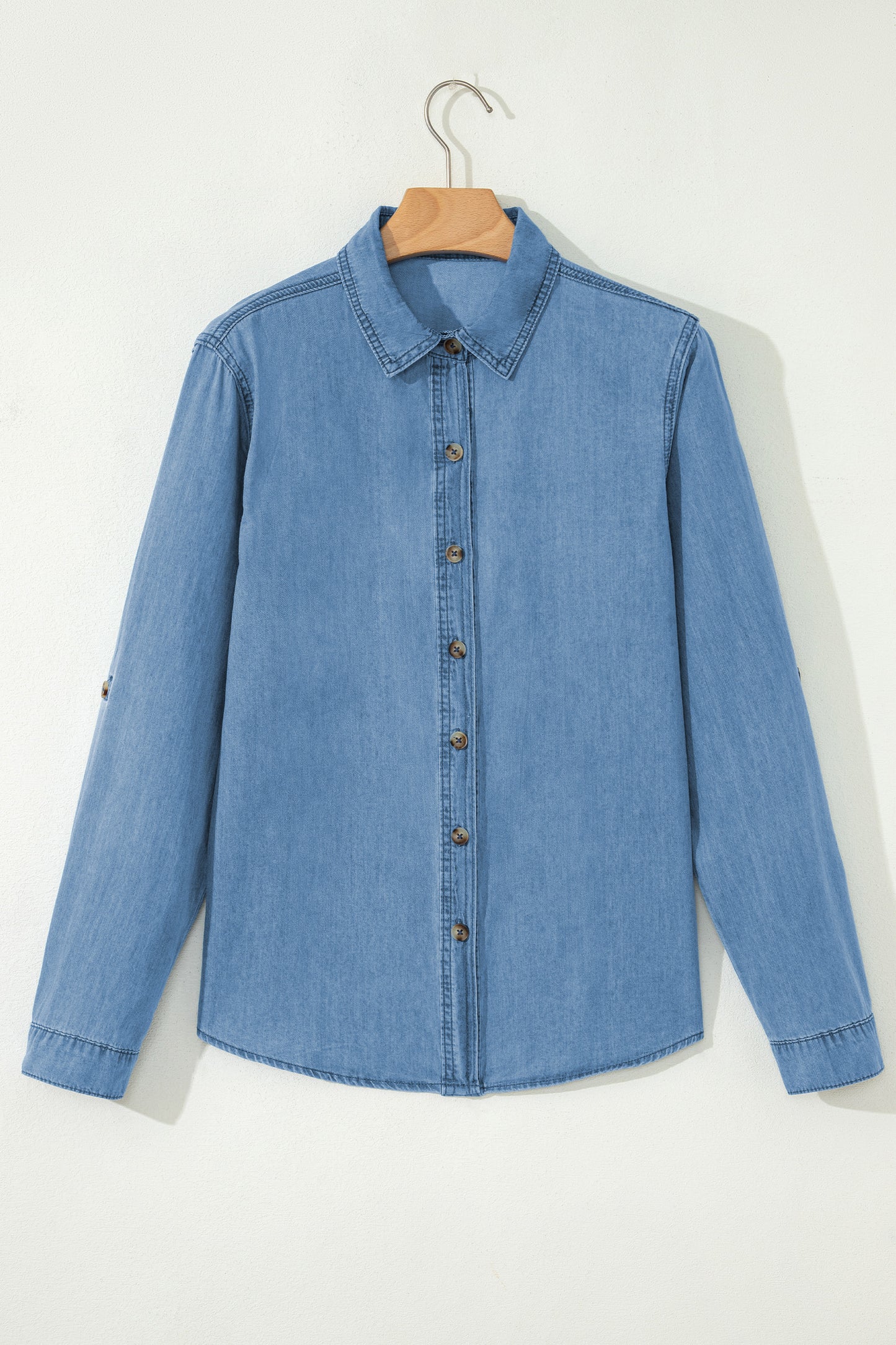 Button-Down Denim Shirt