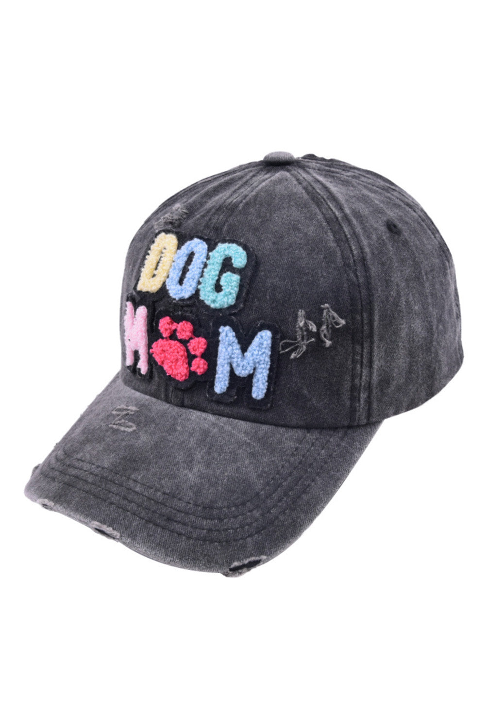Black DOG MOM Baseball Cap